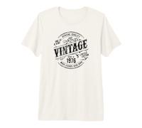 Vintage 1976 Birthday When Legends Were Born Maglietta Premium