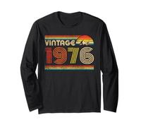Vintage 1976 Classic 1976 Vintage Year Men Women Birthday Maglia a Manica