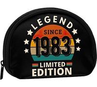 Vintage 1983 40th Birthday Women And Girls Cute Fashion Coin Purse Wallet Bag Change Pouch Key Holder