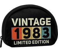 Vintage 1983 40th Birthday Women And Girls Cute Fashion Coin Purse Wallet Bag Change Pouch Key Holder