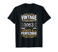 vintage 1983 anni 43 compleanno regalo uomo donna Maglietta