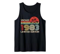 Vintage 1983 Limited Edition Retro Year Vintage Birthday Canotta