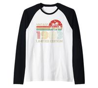 Vintage 1983 Limited Edition Retro Year Vintage Birthday Maglia con Maniche Raglan