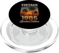Vintage 1985 Edizione Limitata 41 Anni Compleanno Flamingo Palm PopSockets PopGrip per MagSafe