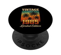 Vintage 1985 Edizione Limitata 41 Anni Compleanno Retro Palm PopSockets PopGrip Adesivo
