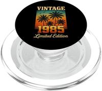 Vintage 1985 Edizione Limitata 41 Anni Compleanno Retro Palm PopSockets PopGrip per MagSafe