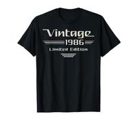 Vintage 1986 Auto D'epoca Per Il 40° Compleanno Maglietta