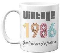 'Vintage 1986 Gealtert zur Perfektion' Tazza