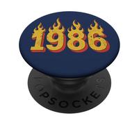 Vintage 1986 Stile Comico Quarantesimo Compleanno PopSockets PopGrip Adesivo