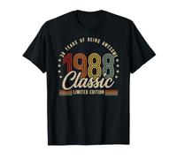 Vintage 1988 38th Birthday 38 yr Classic Limited Edition Men Maglietta