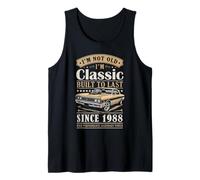 Vintage 1988 Birthday Classic Car for Legends Born in 1988 Canotta