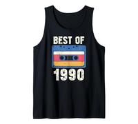 Vintage 1990's Kid Retro Era Born in The 1990 Cassette Canotta