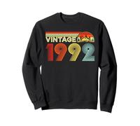 Vintage 1992 34 Years Old Retro Men And Women 34th Birthday Felpa