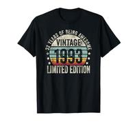 Vintage 1993 Birthday Gift Shirt 32 Years of Awesome Maglietta