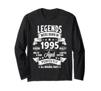 Vintage 1995 30 anni regali per uomini donne 30° compleanno Maglia a Manica