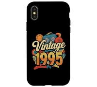 Vintage 1995 Classico Retrò Nostalgia Anni 90 Custodia per iPhone X/XS