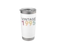 Vintage 1995 Retro Colore Classico Originale Compleanno Bicchiere termico in acciaio inox doppia parete