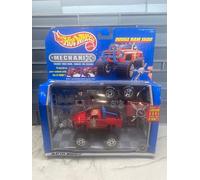 Vintage 1997 Hot Wheels Mechanix Rosso Dodge RAM 1500 Camion Con x - Strumento