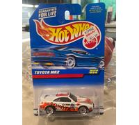 Vintage 1998 Hot Wheels TOYOTA MR2 Bianco #894 Chrome Lace