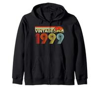 Vintage 1999 27 Years Old Retro Boys And Girls 27th Birthday Felpa con Cappuccio
