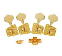 Vintage 2 x destra/2 x sinistra 2R2L 70s Cloverleaf Bass Tuners Bass Tuners Testine Bass Tuning Tasti per Jazz J Bass/Precision P Bass Gold