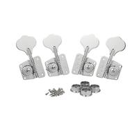 Vintage 2 x destra/2 x sinistra 2R2L 70s Cloverleaf Bass Tuners Bass Tuners Testine Bass Tuning Tasti per Jazz J Bass/Precision P Bass Chrome