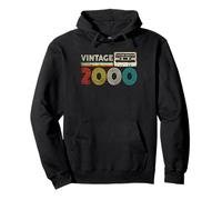 Vintage 2000 Classic Birthday 2000 Cassette Tape Vintage Felpa con Cappuccio