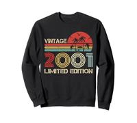 Vintage 2001 Limited Edition Retro Year Vintage Birthday Felpa