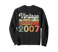 Vintage 2007 Best of 18th Birthday 18 Ragazzo Ragazza Diciotto Figlio Felpa