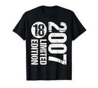 Vintage 2007 Edizione Limitata Divertente 18° Compleanno Regali Maglietta