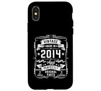 Vintage 2014 11 Years Old Gifts for Boys 11yr 11th Birthday Custodia per iPhone X/XS