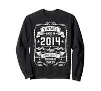 Vintage 2014 11 Years Old Gifts for Boys 11yr 11th Birthday Felpa