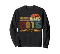 Vintage 2015 Limited Edition Classic 2015 Vintage Birthday Felpa