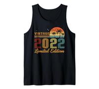 Vintage 2022 Limited Edition Classic 2022 Vintage Birthday Canotta