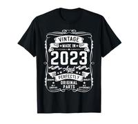 Vintage 2023 2yr 2nd Birthday Gifts Boys Girls 2 Year Old Maglietta