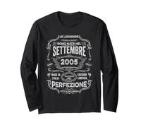 Vintage 21 Anni Compleanno Settembre 2005 Uomo Donna Maglia a Manica