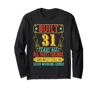 Vintage 31st Birthday Men 31 Anni Regali 31° Compleanno Maglia a Manica