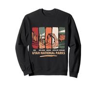 Vintage 5 Grande Utah Mighty Five National Park Souvenir Moab Felpa