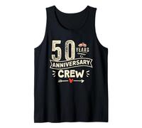 Vintage 50 years marriage anniversary Crew couple His/Her Canotta