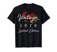 Vintage 50th Birthday Decorations Vintage 1976 50 Years Old Maglietta