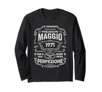 Vintage 55 Anni Compleanno Maggio 1971 Uomo Donna Maglia a Manica