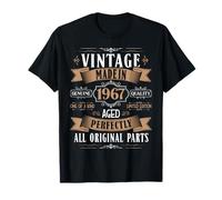 Vintage 58th birthday men Born 1967 58 years old Bday mens Maglietta