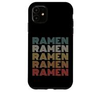 Vintage 60s 70s Font Colors Ramen Lover Restaurant Staff Custodia per iPhone 11