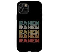 Vintage 60s 70s Font Colors Ramen Lover Restaurant Staff Custodia per iPhone 11 Pro