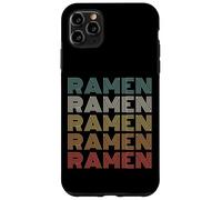 Vintage 60s 70s Font Colors Ramen Lover Restaurant Staff Custodia per iPhone 11 Pro Max