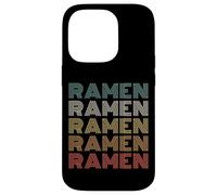 Vintage 60s 70s Font Colors Ramen Lover Restaurant Staff Custodia per iPhone 14 Pro