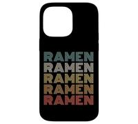 Vintage 60s 70s Font Colors Ramen Lover Restaurant Staff Custodia per iPhone 14 Pro Max