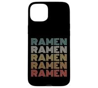 Vintage 60s 70s Font Colors Ramen Lover Restaurant Staff Custodia per iPhone 15 Plus