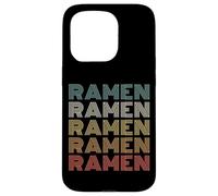 Vintage 60s 70s Font Colors Ramen Lover Restaurant Staff Custodia per iPhone 15 Pro