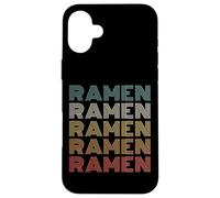 Vintage 60s 70s Font Colors Ramen Lover Restaurant Staff Custodia per iPhone 16 Plus